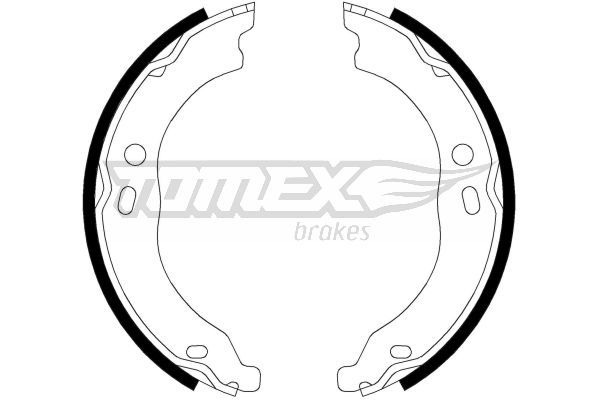 Obrázok Sada brzdových čeľustí TOMEX Brakes  TX2199